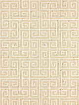 Scalamandre SC 0001WP88557 SAND FRET MOSAIC GRASSCLOTH WALLPAPER - Eade's Wallpaper