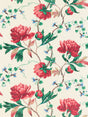 Scalamandre SC 0001WP88562 RED MULTI ISADORA WALLPAPER - Eade's Wallpaper