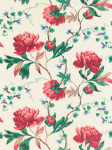 Scalamandre SC 0001WP88562 RED MULTI ISADORA WALLPAPER - Eade's Wallpaper