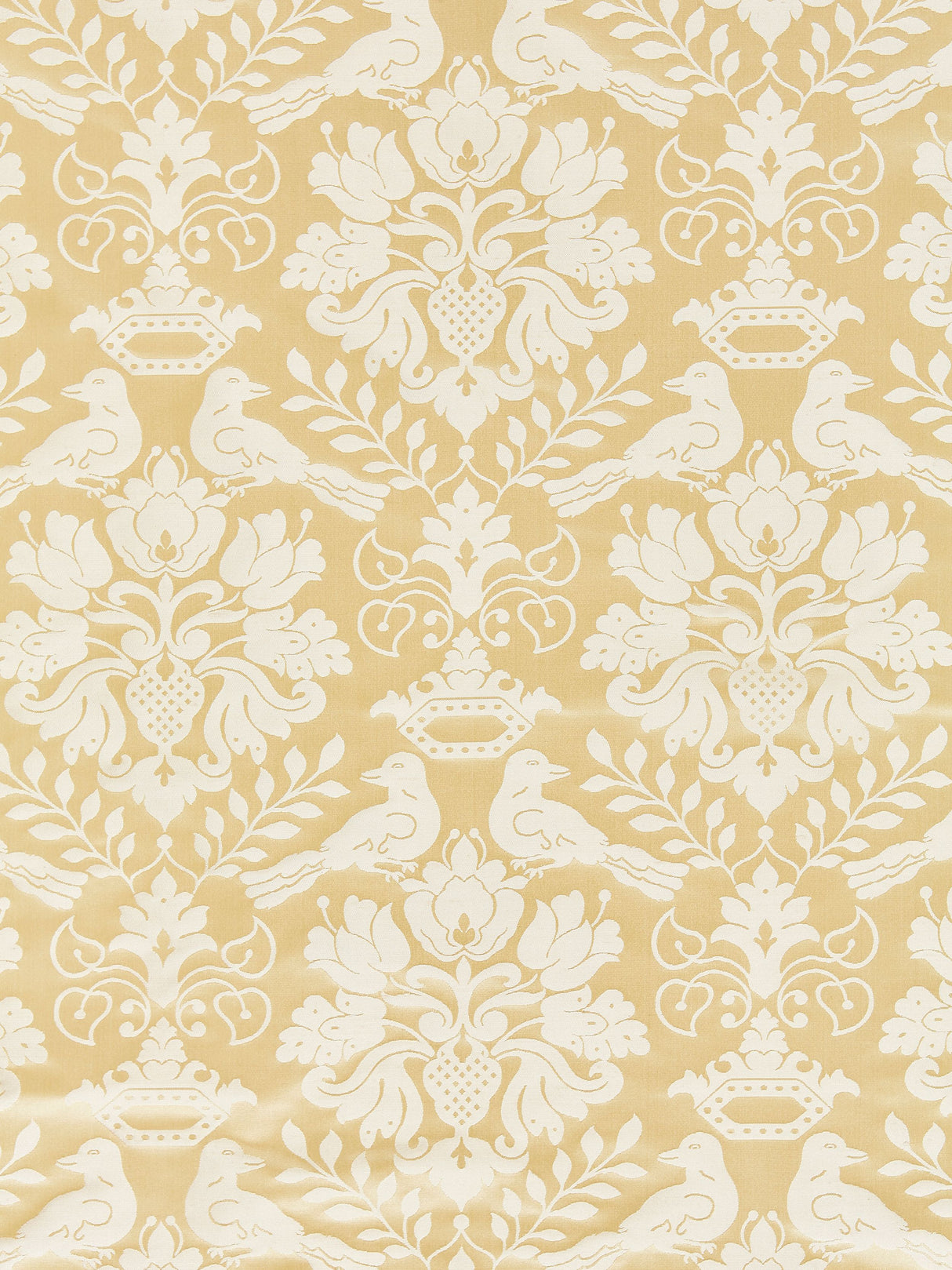 Scalamandre SC 00021098MM BEIGE LOVE BIRD Fabric - Eade's Wallpaper