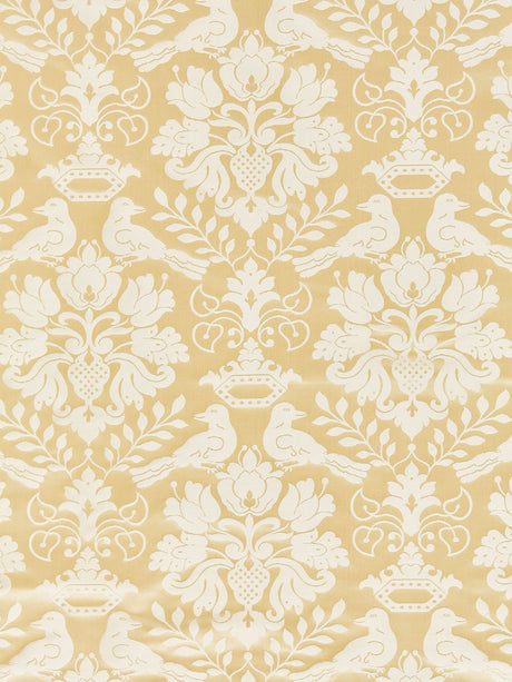 Scalamandre SC 00021098MM BEIGE LOVE BIRD Fabric - Eade's Wallpaper