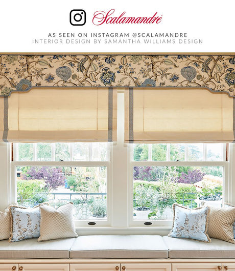 Scalamandre SC 000216552 SKY NANJING Fabric - Eade's Wallpaper