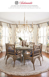 Scalamandre SC 000216584 PORCELAIN SOMERSET LINEN PRINT Fabric - Eade's Wallpaper