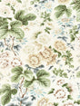 Scalamandre SC 000216595 RICH CREAM HIGHGROVE LINEN PRINT Fabric - Eade's Wallpaper