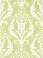 Scalamandre SC 000216597 CELERY PRIMAVERA LINEN PRINT Fabric - Eade's Wallpaper