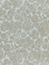 Scalamandre SC 000216606 SILVER ON SKYLIGHT ELSA LINEN PRINT Fabric - Eade's Wallpaper