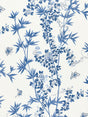 Scalamandre SC 000216608 PORCELAIN JARDIN DE CHINE PRINT Fabric - Eade's Wallpaper