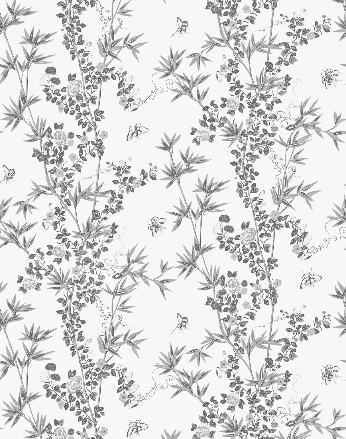 Scalamandre SC 000216608 PORCELAIN JARDIN DE CHINE PRINT Fabric - Eade's Wallpaper