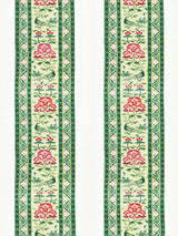 Scalamandre SC 000216613 SPRING GREEN ROYAL PEONY LINEN PRINT Fabric - Eade's Wallpaper