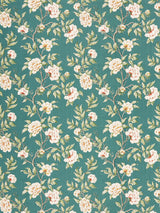 Scalamandre SC 000216616 EMERALD ISLE PEONIA LINEN PRINT Fabric - Eade's Wallpaper