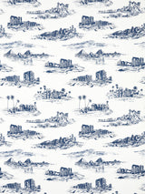 Scalamandre SC 000216635 LAPIS CAIRO TOILE Fabric - Eade's Wallpaper