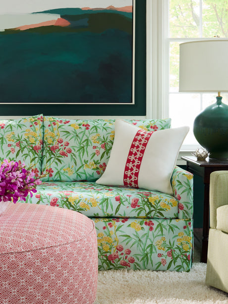 Scalamandre SC 000216638 PASSION FRUIT LANAI - OUTDOOR Fabric - Eade's Wallpaper