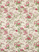 Scalamandre SC 000216651 HEIRLOOM ROSE PERSEPHONE PRINT Fabric - Eade's Wallpaper