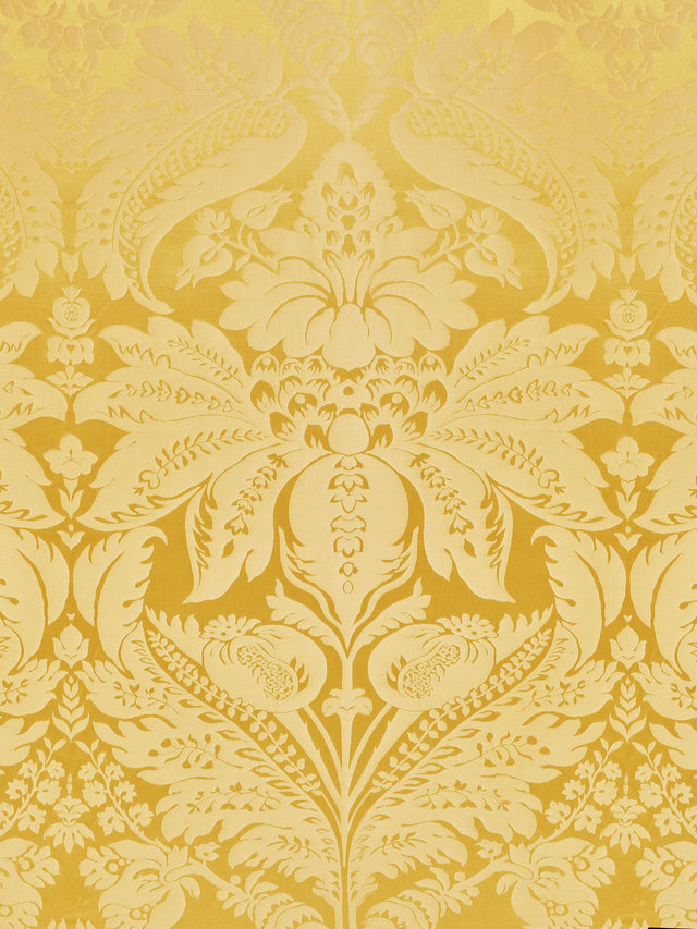Scalamandre SC 000220100M VERMEIL NEWPORT DAMASK Fabric - Eade's Wallpaper