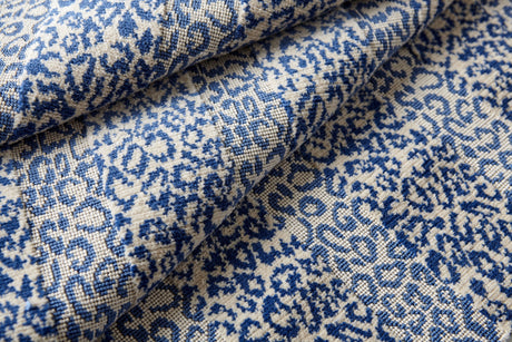 Scalamandre SC 000226423 BLUE CORBET Fabric - Eade's Wallpaper