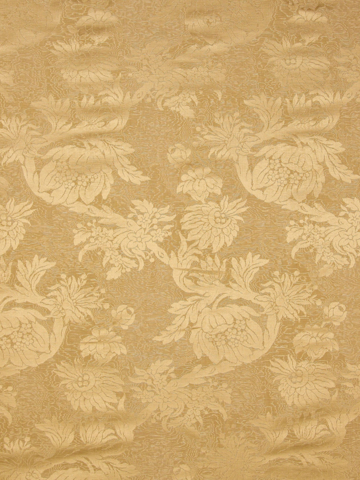 Scalamandre SC 000226695 YELLOW DAMAS PARC MONCEAU Fabric - Eade's Wallpaper
