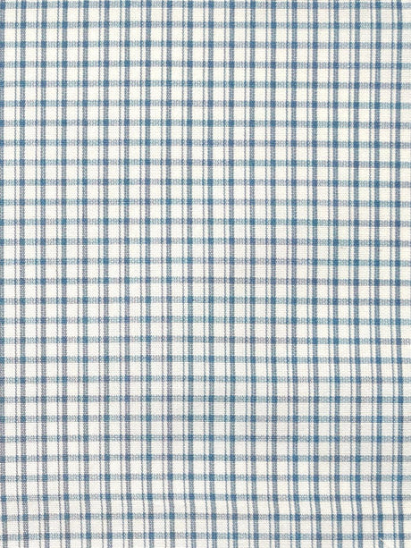 Scalamandre SC 000226983 INDIGO ASTOR CHECK Fabric - Eade's Wallpaper