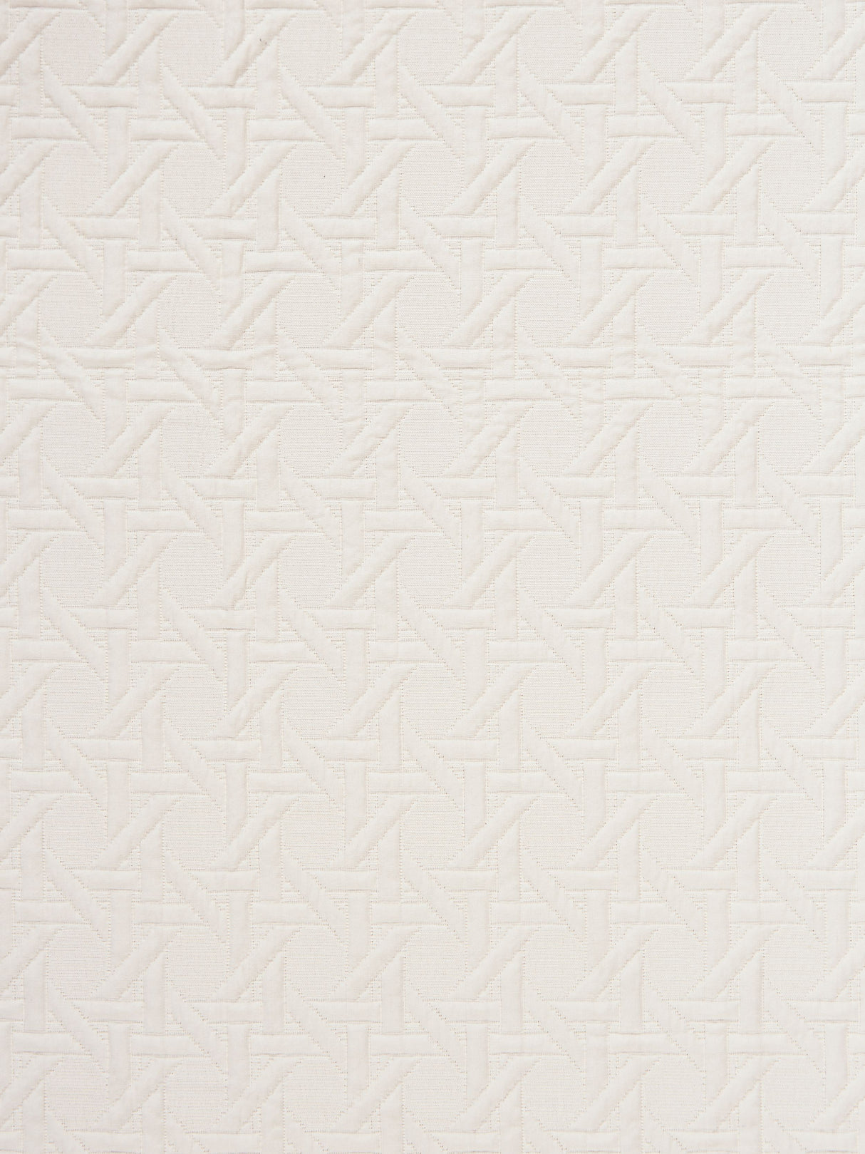 Scalamandre SC 000227008 IVORY CANESTRO MATELASSE Fabric - Eade's Wallpaper