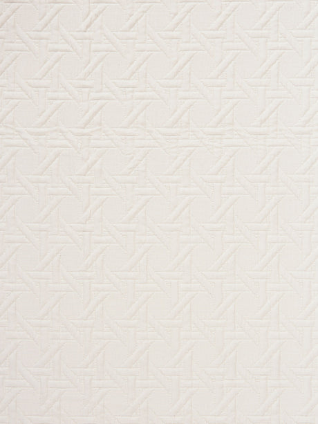 Scalamandre SC 000227008 IVORY CANESTRO MATELASSE Fabric - Eade's Wallpaper
