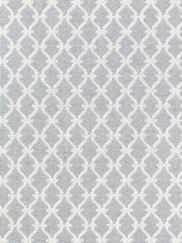 Scalamandre SC 000227009 PEARL GREY TRELLIS WEAVE Fabric - Eade's Wallpaper