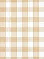 Scalamandre SC 000227024 FLAX CHELSEA CHECK Fabric - Eade's Wallpaper