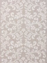 Scalamandre SC 000227029 PEARL GREY CHIARA EMBROIDERY Fabric - Eade's Wallpaper
