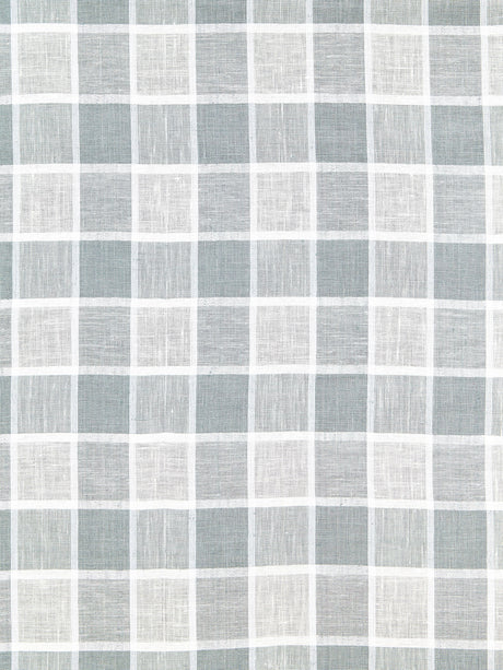 Scalamandre SC 000227043 HAZE WAINSCOTT CHECK SHEER Fabric - Eade's Wallpaper
