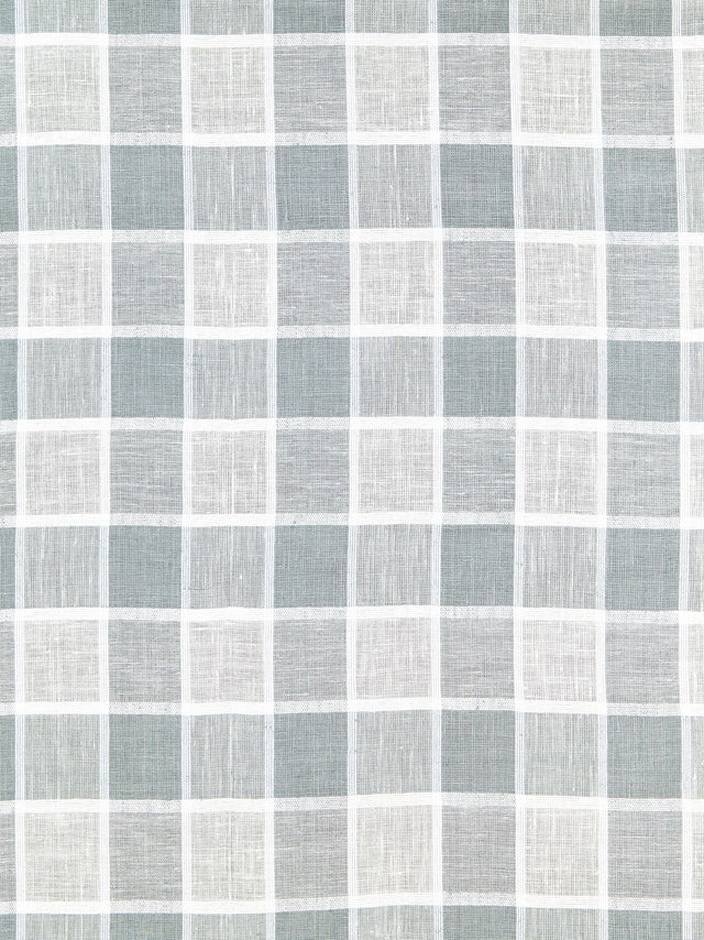 Scalamandre SC 000227043 HAZE WAINSCOTT CHECK SHEER Fabric - Eade's Wallpaper