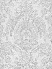 Scalamandre SC 000227053 HAZE LIA DAMASK SHEER Fabric - Eade's Wallpaper