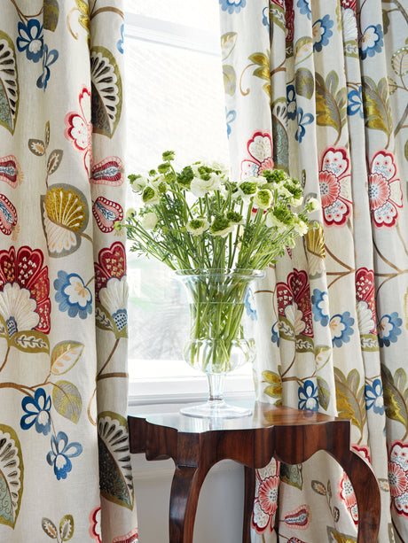 Scalamandre SC 000227071 BLOOM WILLOWOOD EMBROIDERY Fabric - Eade's Wallpaper