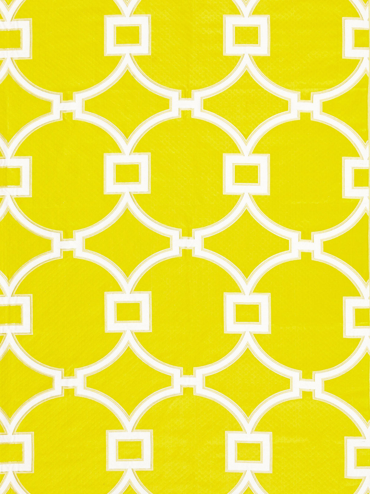 Scalamandre SC 000227072 FORSYTHIA CIRCLE FRET Fabric - Eade's Wallpaper