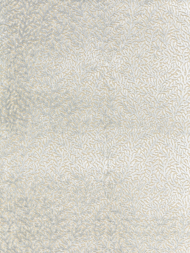 Scalamandre SC 000227077 BLUE MIST CORALLINA VELVET Fabric - Eade's Wallpaper
