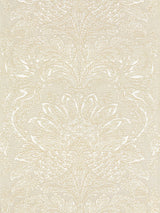 Scalamandre SC 000227081 FOG CARLOTTA DAMASK Fabric - Eade's Wallpaper