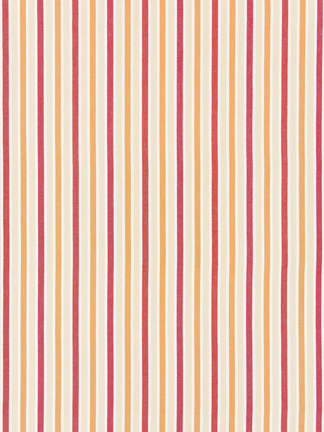 Scalamandre SC 000227114 CORAL LEEDS COTTON STRIPE Fabric - Eade's Wallpaper