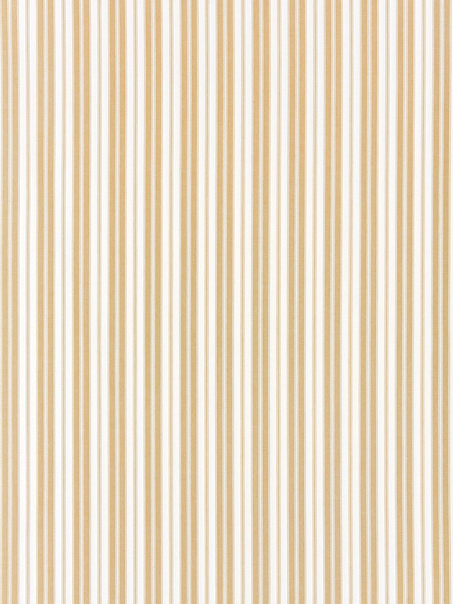 Scalamandre SC 000227115 CAMEL DEVON TICKING STRIPE Fabric - Eade's Wallpaper