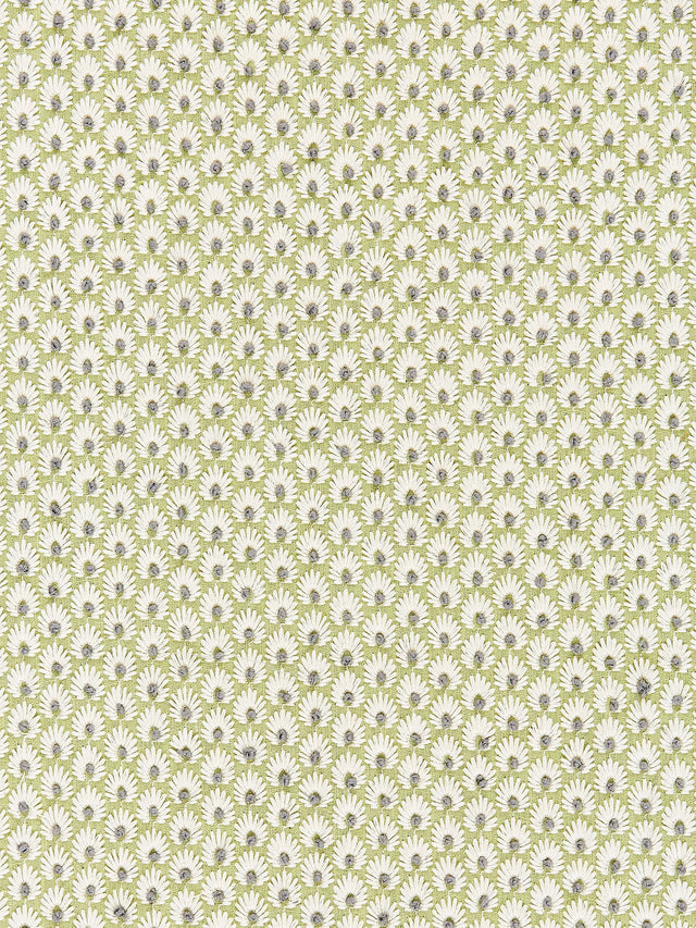 Scalamandre SC 000227123 CELERY FLEUR EMBROIDERY Fabric - Eade's Wallpaper