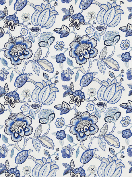 Scalamandre SC 000227126 PORCELAIN COROMANDEL EMBROIDERY Fabric - Eade's Wallpaper