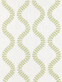 Scalamandre SC 000227127 CELERY FOGLIA EMBROIDERY Fabric - Eade's Wallpaper