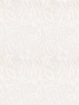 Scalamandre SC 000227131 PEARL GREY DECO FLOWER Fabric - Eade's Wallpaper