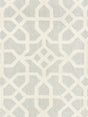 Scalamandre SC 000227149 MINERAL & GREIGE LINEN LATTICE Fabric - Eade's Wallpaper