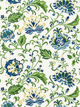 Scalamandre SC 000227173 JARDIN DELPHINE EMBROIDERY Fabric - Eade's Wallpaper