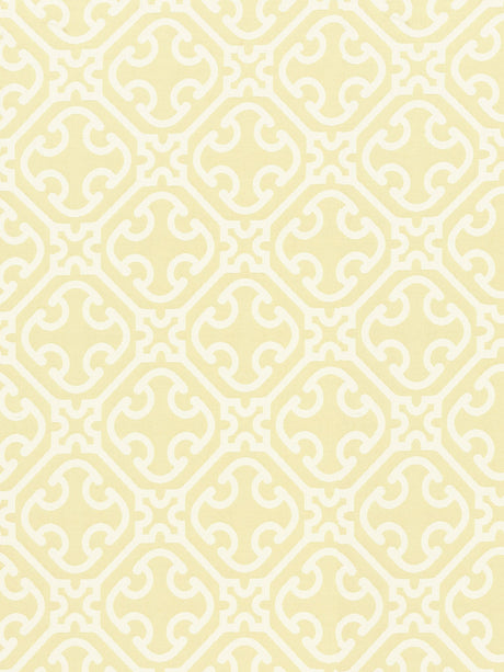 Scalamandre SC 000227214 CANARY AILIN LATTICE WEAVE Fabric - Eade's Wallpaper