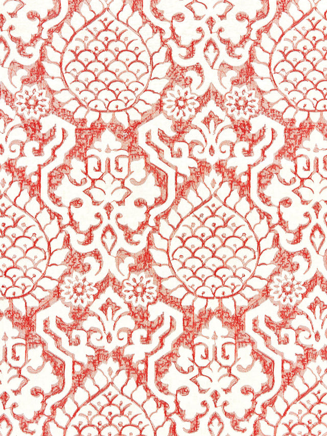 Scalamandre SC 000227217 CORAL SURAT EMBROIDERY Fabric - Eade's Wallpaper