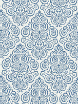 Scalamandre SC 000227219 MORNING GLORY CIRRUS VELVET DAMASK Fabric - Eade's Wallpaper