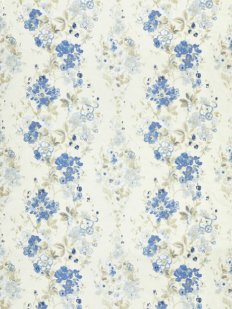 Scalamandre SC 000227224 MORNING GLORY ANTONELLA LAMPAS Fabric - Eade's Wallpaper