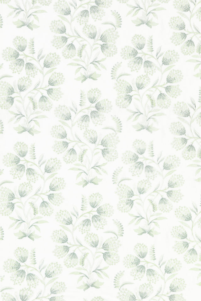 Scalamandre SC 000227233 EUCALYPTUS HANA EMBROIDERY Fabric - Eade's Wallpaper