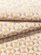 Scalamandre SC 000227324 BUTTER PECAN PARLOR VELVET Fabric - Eade's Wallpaper