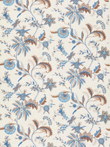 Scalamandre SC 000227325 SKY AND STONE SERAPHINE EMBROIDERED SILK Fabric - Eade's Wallpaper