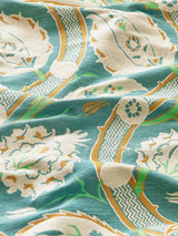 Scalamandre SC 000227326 VERDIGRIS KEMHA WOVEN Fabric - Eade's Wallpaper
