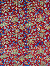 Scalamandre SC 000227328 RUBY COBALT MILLEFLEUR VELVET Fabric - Eade's Wallpaper